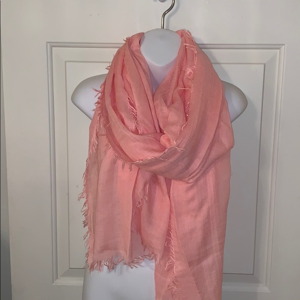 Charming Charlie Peach Scarf